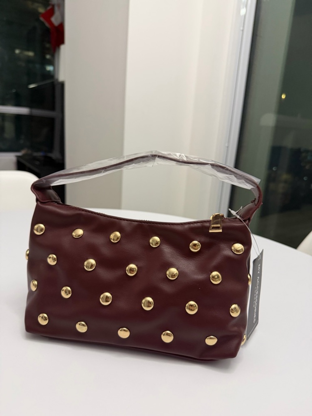 BNWT Burgundy Bag